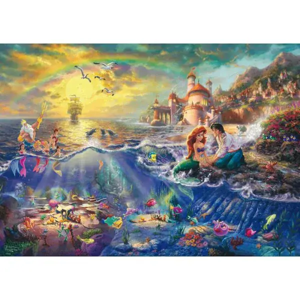 Schmidt Spiele Thomas Kinkade: Painter of Light - Disney Kleine Meerjungfrau Arielle, 1.000 Teile Puzzle Riesige Rabatte