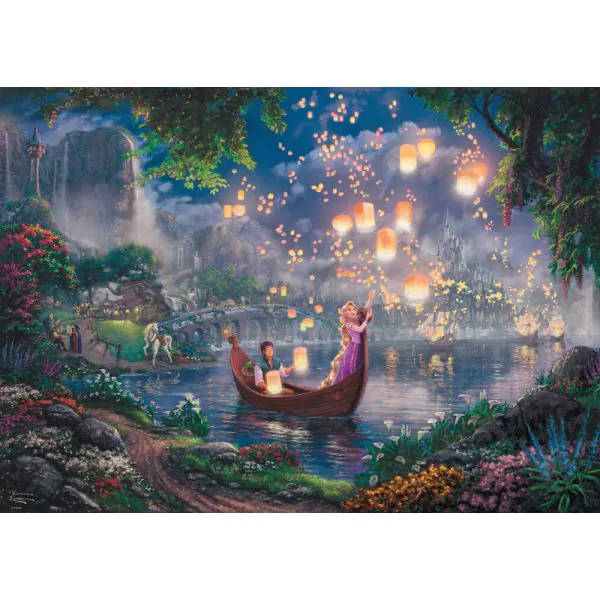 Schmidt Spiele Thomas Kinkade: Painter of Light - Disney Rapunzel, 1.000 Teile Puzzle 50% Rabatt mit kostenlosem Versand