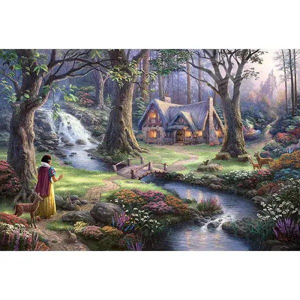 Schmidt Spiele Thomas Kinkade: Painter of Light - Disney Schneewittchen, 1.000 Teile Puzzle Kostenloser Versand international