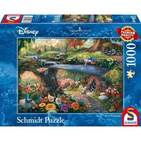 Schmidt Spiele Thomas Kinkade: Painter of Light - Disney, Alice im Wunderland, 1.000 Teile Puzzle Angebote