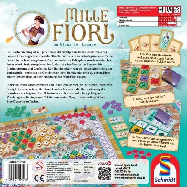 Schmidt Spiele Mille Fiori, Familienspiel Rabatt