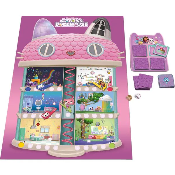Schmidt Spiele Gabby's Dollhouse: Eine miau-tastische Schnitzeljagd, Kinderspiel Neuheiten