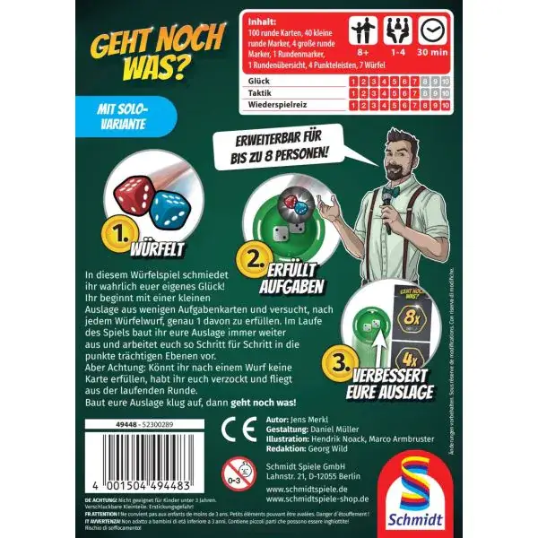 Schmidt Spiele Geht noch was?, Würfelspiel Tägliche Deals