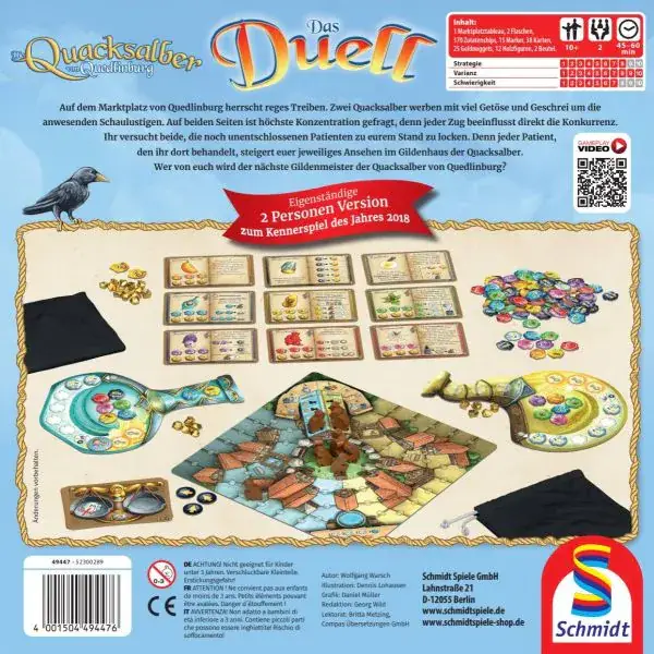 Schmidt Spiele Die Quacksalber von Quedlinburg – Das Duell, Familienspiel Sonderangebote
