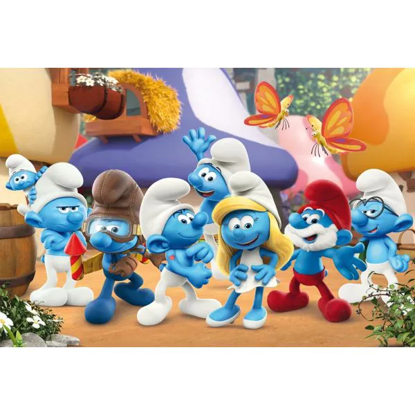 Schmidt Spiele Die Schlümpfe: Schlumpfige Freunde, 150 Teile Kinderpuzzle mit Add-on Bis zu 60% Rabatt