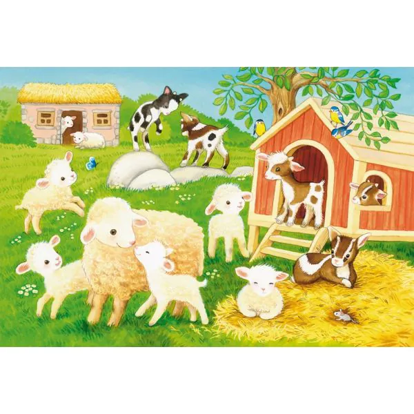 Schmidt Spiele Niedliche Haustiere, 3 x 24 Teile Kinderpuzzle Discount Store für neue Produkte