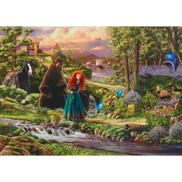 Schmidt Spiele Thomas Kinkade Studios: Disney Dreams Collection - Brave - Merida – Legende der Highlands (Brave - Merida - Legende der Highlands), 1.000 Teile Puzzle Riesige Rabatte