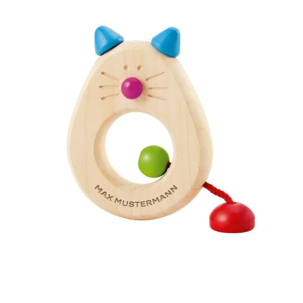Schmidt Spiele Catina, Katzen, Greifling aus Holz, 8,5 cm zollfrei