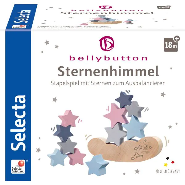 Schmidt Spiele bellybutton: Sternenhimmel, Stapelspielzeug aus Holz Meist gekauft
