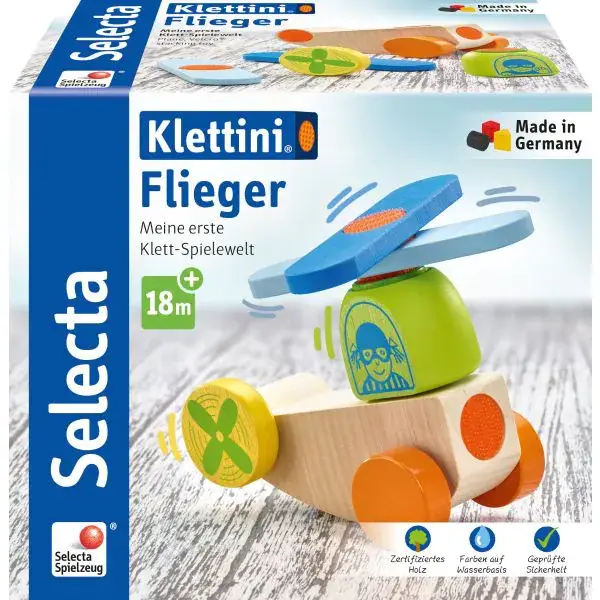 Schmidt Spiele Klettini® Flieger, Klett-Stapelspielzeug Fabrik Onlineshop