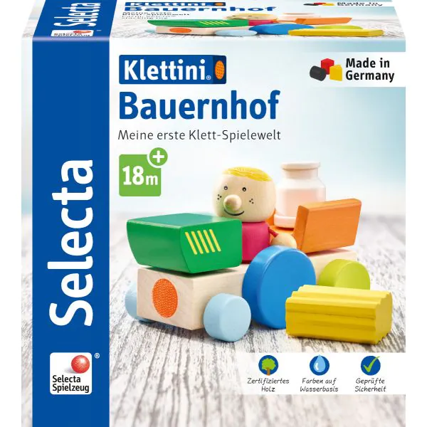 Schmidt Spiele Klettini® Bauernhof, Klett-Stapelspielzeug Sonderangebot