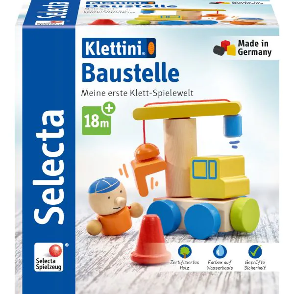 Schmidt Spiele Klettini® Baustelle, Klett-Stapelspielzeug Rabatt