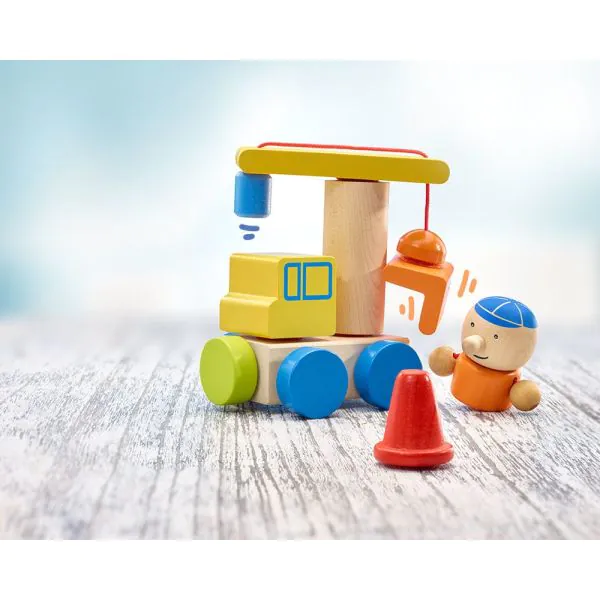 Schmidt Spiele Klettini® Baustelle, Klett-Stapelspielzeug Rabatt