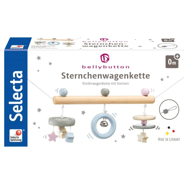 Schmidt Spiele bellybutton: Sternchen, Wagenkette aus Holz, 63 cm Cyber Monday