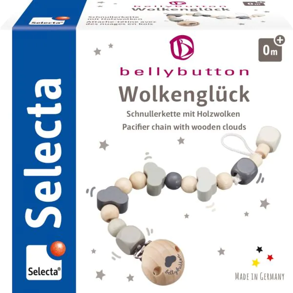 Schmidt Spiele bellybutton: Schnullerkette Wolkenglück Saisonale Angebote