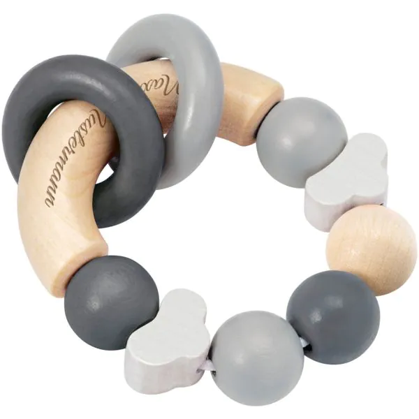 Schmidt Spiele bellybutton: Glücksgriff grau, Greifling aus Holz, 7,5 cm Sonderangebote