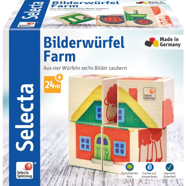 Schmidt Spiele Bilderwürfel Farm Kostenlose Rückgabe