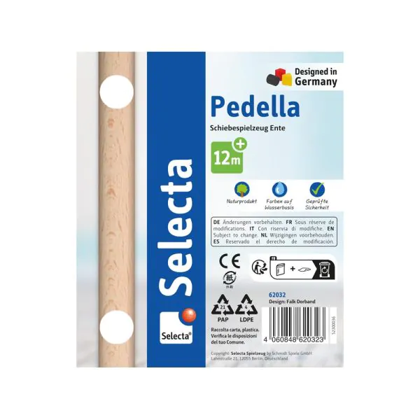 Schmidt Spiele Pedella, Schiebe-und Nachziehspielzeug, 14 cm Bis zu 65% Rabatt