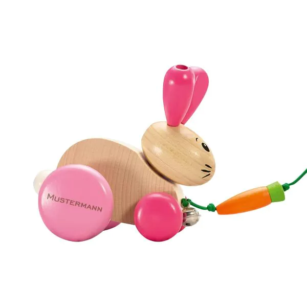 Schmidt Spiele Hanna Hoppel, Nachziehspielzeug aus Holz, 13 cm Super Rabatt