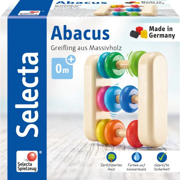 Schmidt Spiele Abacus, Greifling aus Holz, 7,5 cm Rabatt