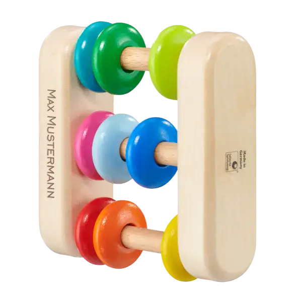 Schmidt Spiele Abacus, Greifling aus Holz, 7,5 cm Rabatt
