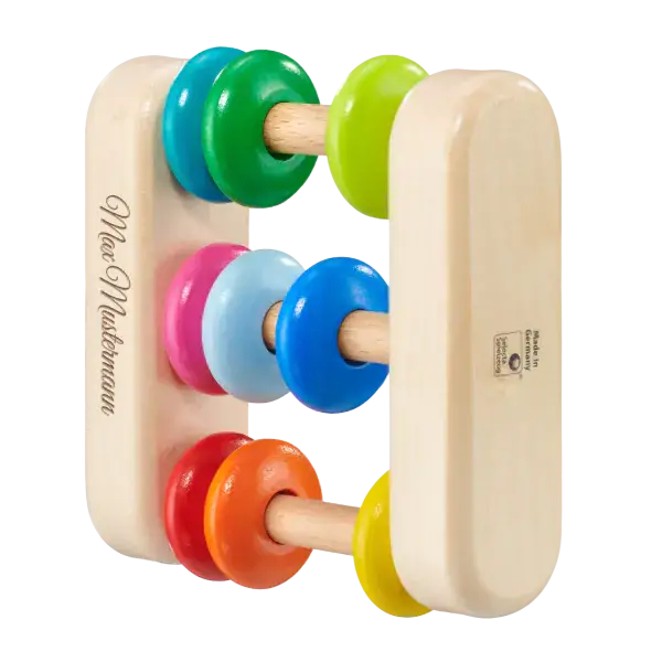 Schmidt Spiele Abacus, Greifling aus Holz, 7,5 cm Rabatt