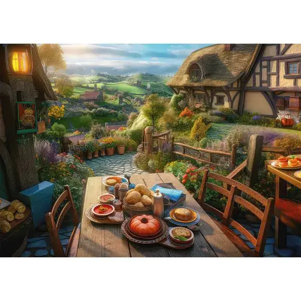Schmidt Spiele Frühstück mit Aussicht, 1.000 Teile Puzzle Sonderangebot