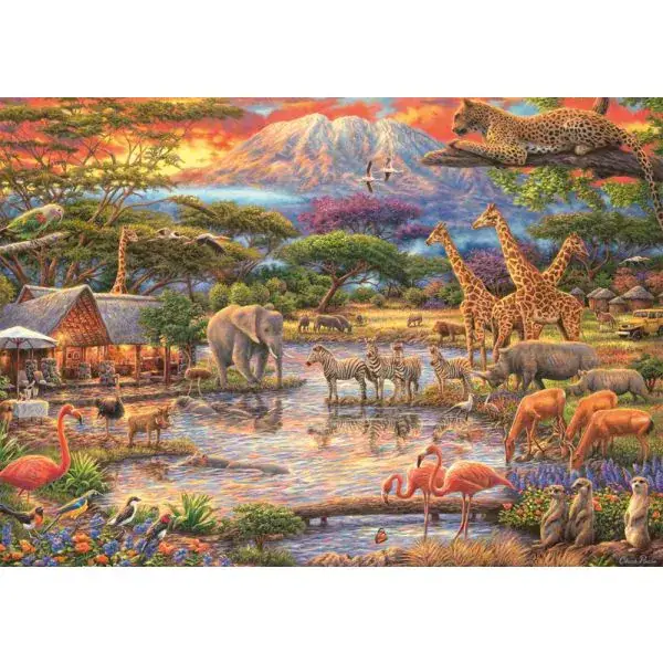 Schmidt Spiele Paradies am Kilimandscharo, 500 Teile Puzzle Günstig kaufen