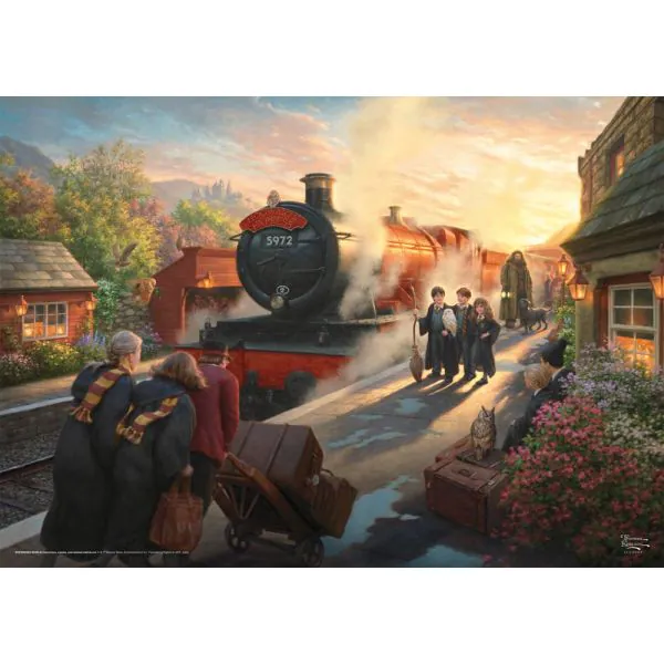 Schmidt Spiele Thomas Kinkade Studios: Harry Potter™ Hogwarts Express™, 1.000 Teile Puzzle Jubiläumsangebot