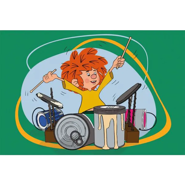 Schmidt Spiele Pumuckl: Pumuckl spielt Schlagzeug, 60 Teile Kinderpuzzle Online Outlet