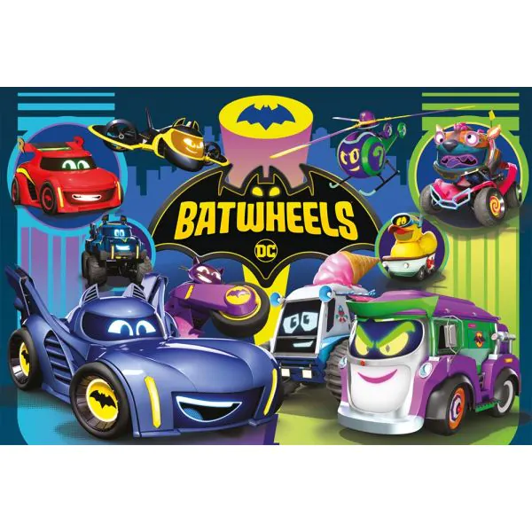 Schmidt Spiele DC Batwheels: Batmobile gegen Legion der Düser, 60 Teile Kinderpuzzle Blitzangebot