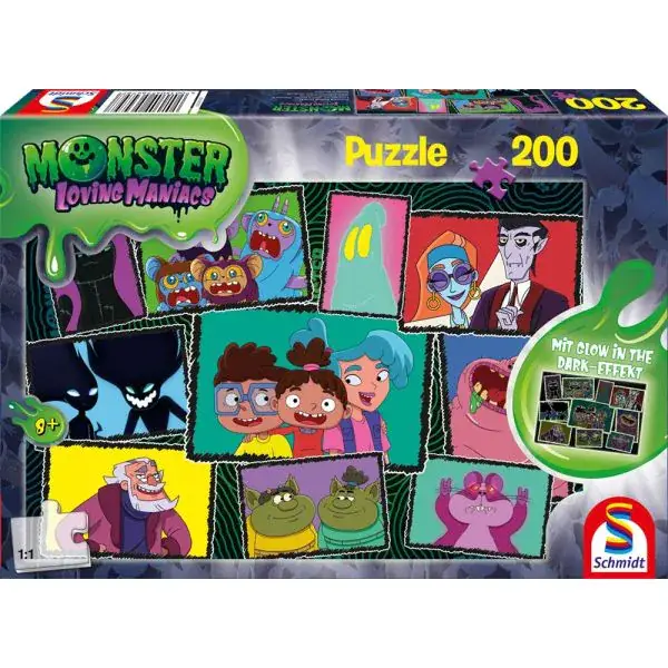 Schmidt Spiele Monster Loving Maniacs: Bildergalerie, 200 Teile Kinderpuzzle
