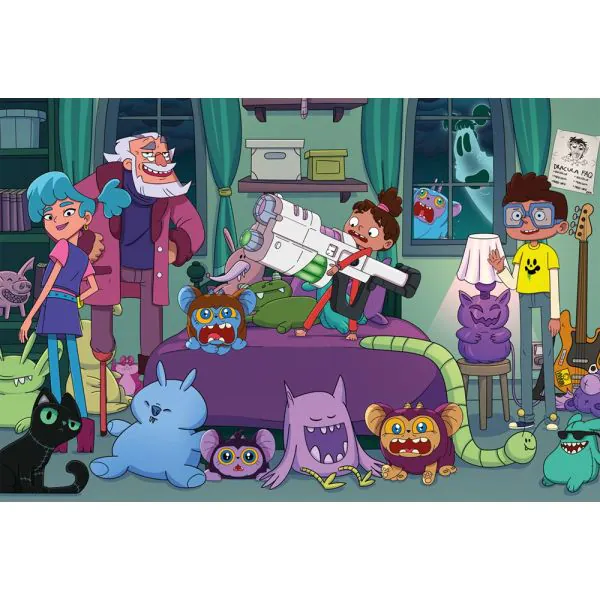 Schmidt Spiele Monster Loving Maniacs: Bo als Monsterjäger, 150 Teile Kinderpuzzle Tägliche Deals