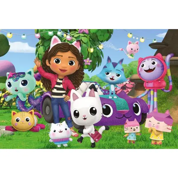Schmidt Spiele Gabby's Dollhouse: Fröhliche Freunde, 60 Teile Kinderpuzzle Sonderangebot der Fabrik