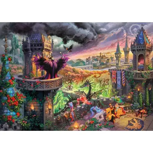 Schmidt Spiele Thomas Kinkade Studios: Disney Dreams Collection - Maleficent, 1.000 Teile Puzzle Super Rabatt
