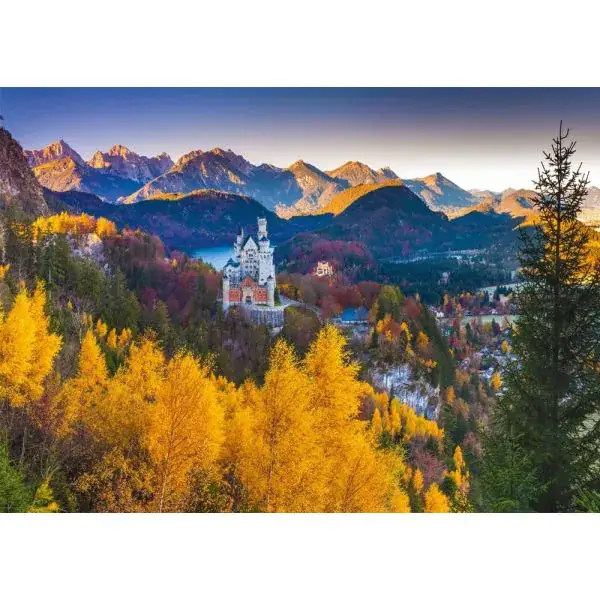 Schmidt Spiele Herbstliches Neuschwanstein, 1.000 Teile Puzzle Begrenzt auf 3 Tage