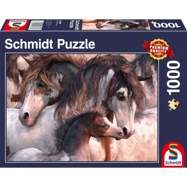 Schmidt Spiele Pinto-Herde, 1.000 Teile Puzzle, 1.000 Teile Puzzle Speichern exportieren