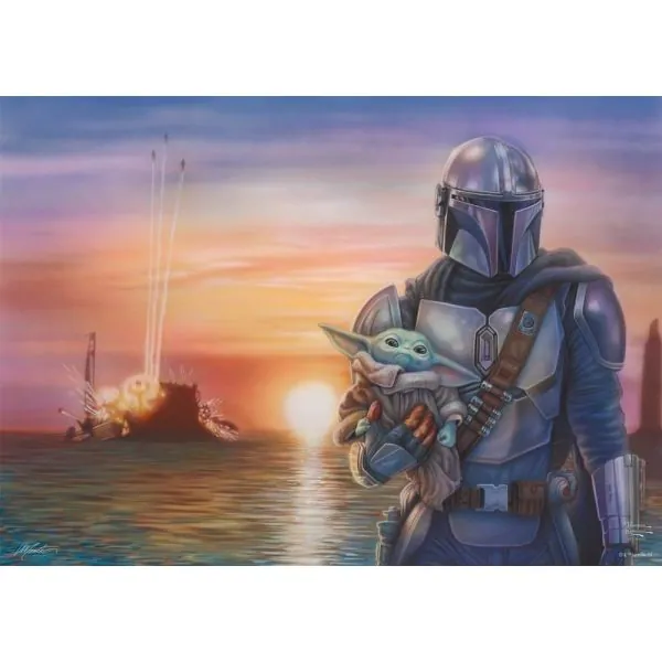 Schmidt Spiele Thomas Kinkade Studios: Star Wars The Mandalorian™ – A New Direction, 1.000 Teile Puzzle Rabatte dieses Monats