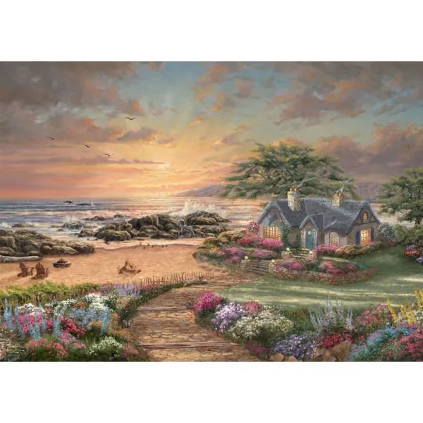 Schmidt Spiele Thomas Kinkade Studios: Seaside Cottage, 1.000 Teile Puzzle Verkauf