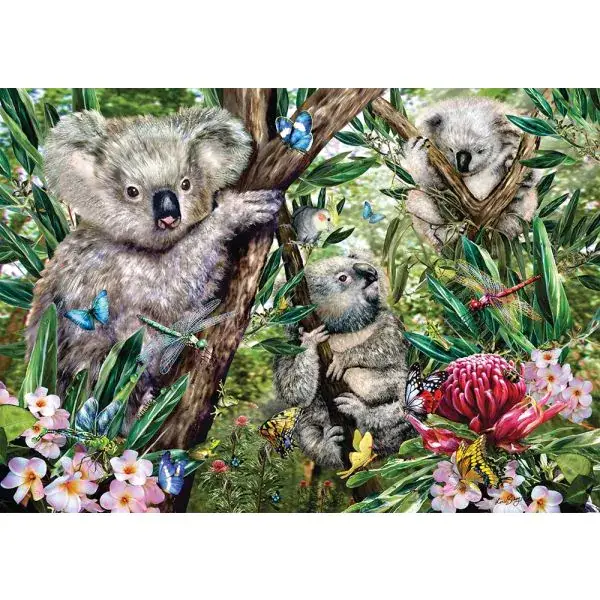 Schmidt Spiele Süße Koala-Familie, 500 Teile Puzzle Limitierter Zeitrabatt