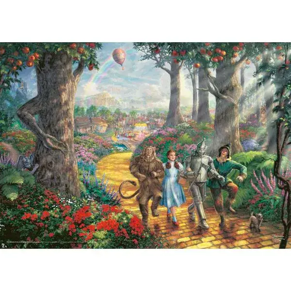 Schmidt Spiele Thomas Kinkade Studios: Der Zauberer von Oz, Warner Bros. - Follow the Yellow Brick Road, 1.000 Teile Puzzle Günstig kaufen