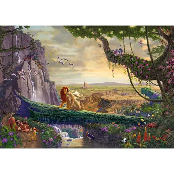 Schmidt Spiele Thomas Kinkade Studios: Disney Dreams Collection - The Lion King, Return to Pride Rock, 6.000 Teile Puzzle Großer Ausverkauf