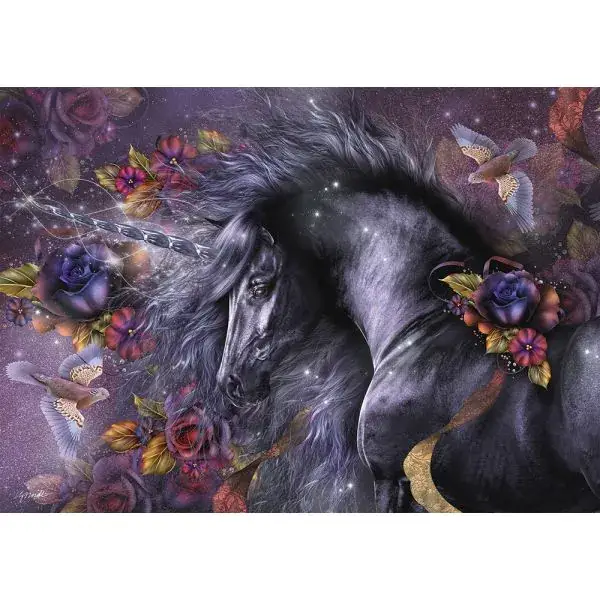 Schmidt Spiele Laurie Prindle: Blaue Rose, 1.000 Teile Puzzle Osterangebot