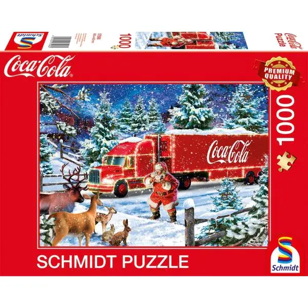 Schmidt Spiele Coca Cola: Christmas Truck, 1.000 Teile Puzzle