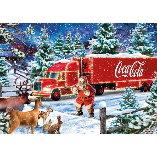 Schmidt Spiele Coca Cola: Christmas Truck, 1.000 Teile Puzzle Lagerräumung