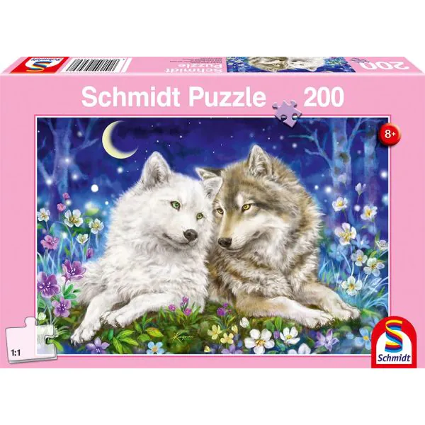 Schmidt Spiele Kuschelige Wolfsfreunde, 200 Teile Kinderpuzzle