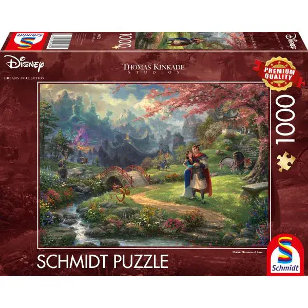 Schmidt Spiele Thomas Kinkade Studios: Disney Dreams Collection - Mulan, 1.000 Teile Puzzle