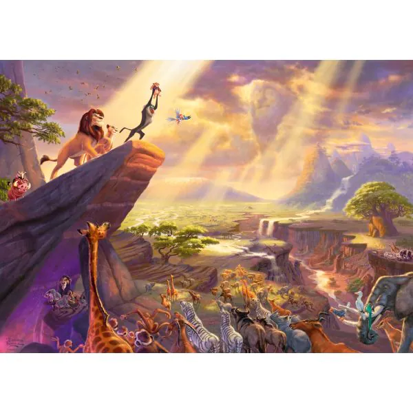 Schmidt Spiele Thomas Kinkade Studios: Disney Dreams Collection - König der Löwen , 1.000 Teile Puzzle Bestseller