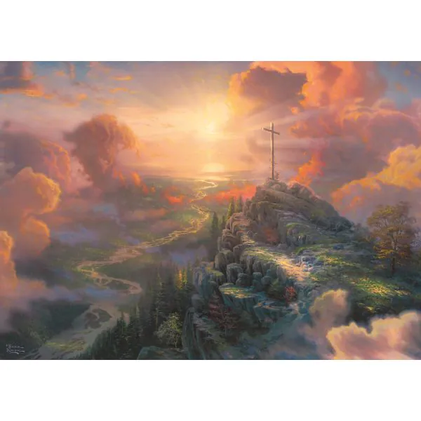 Schmidt Spiele Thomas Kinkade Studios: Spirit, Das Kreuz, 1.000 Teile Puzzle Sonderangebote
