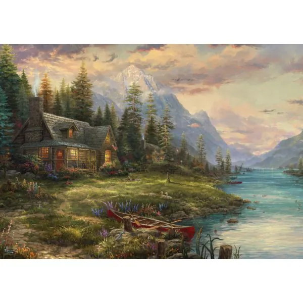 Schmidt Spiele Thomas Kinkade Studios: Ausflug am Vatertag, 1.000 Teile Puzzle Wochenangebot